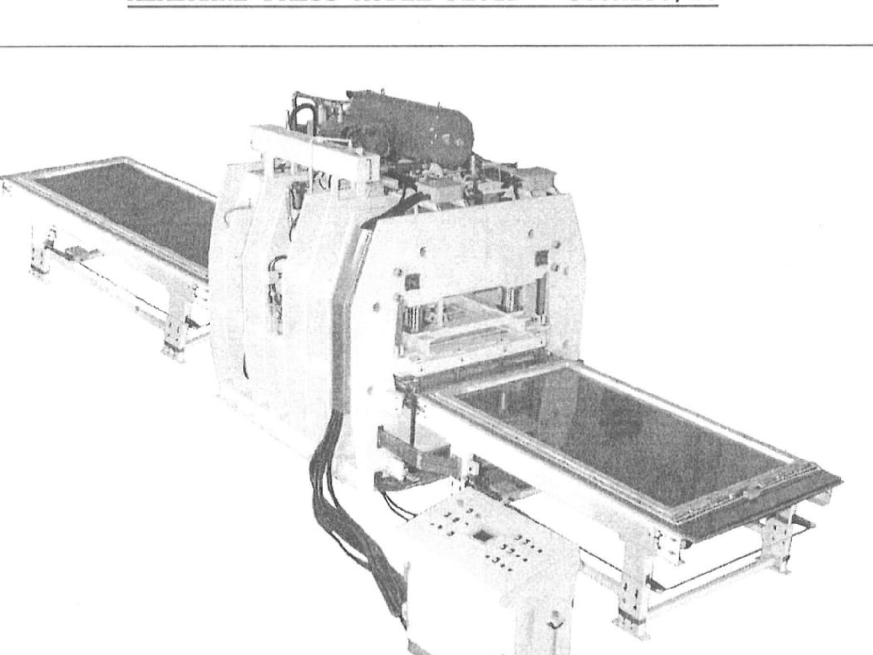 Pressa a membrana OMC mod. FLUID 300x150/20 - cod. 44